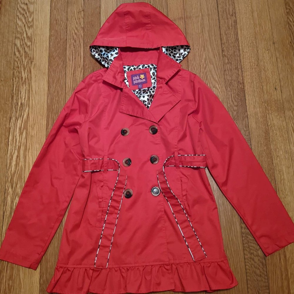 Pink Platinum Girls Raincoat